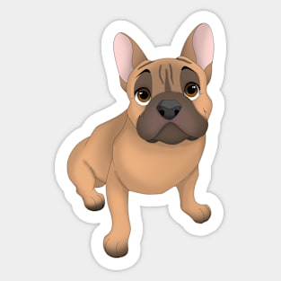 Fawn French Bulldog Sticker